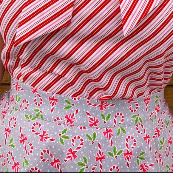 Host Pick NWT Skirt and Mask (Candy Canes) - Picture 2 of 5